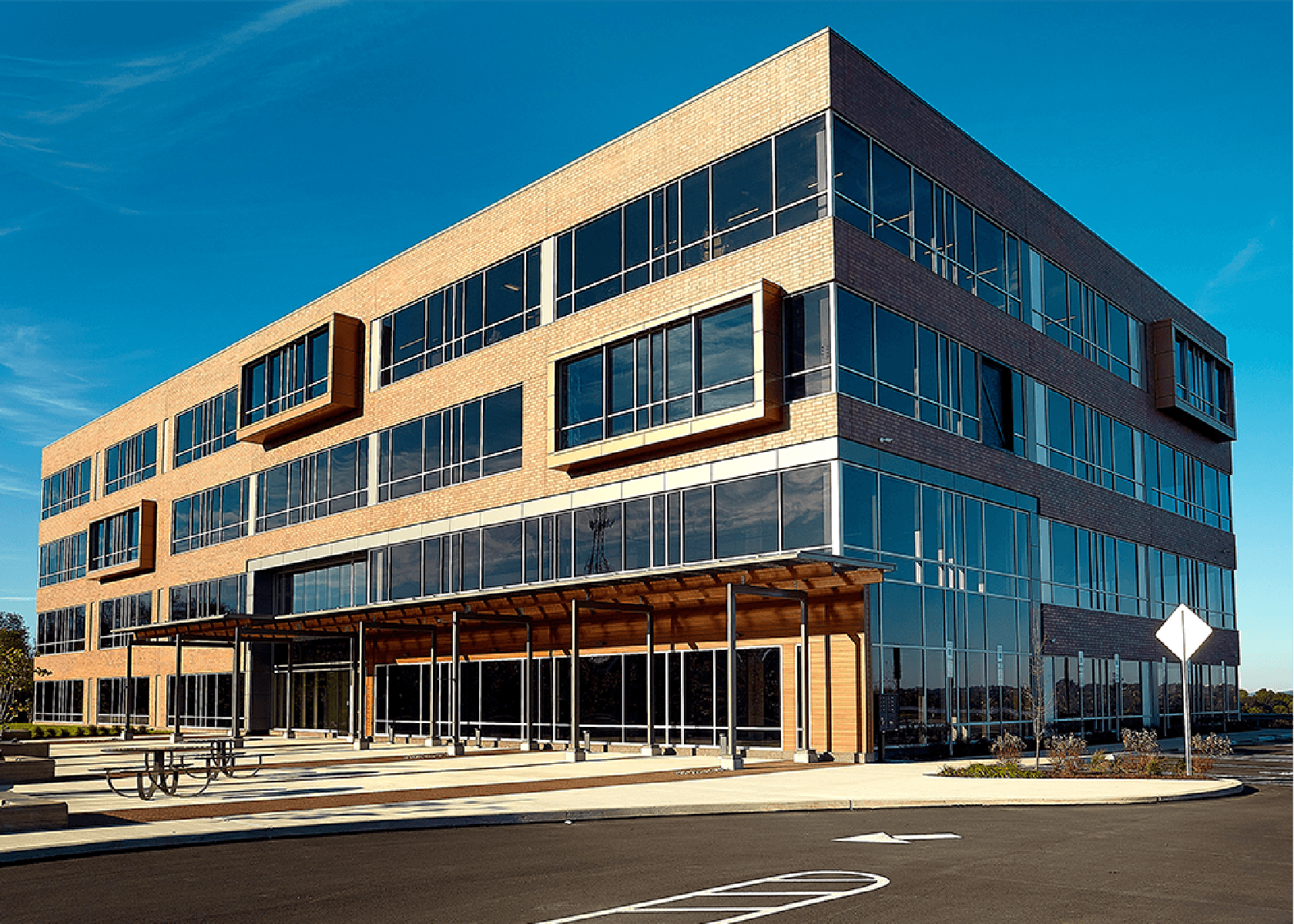 Exterior photo of Beacon 1 office building