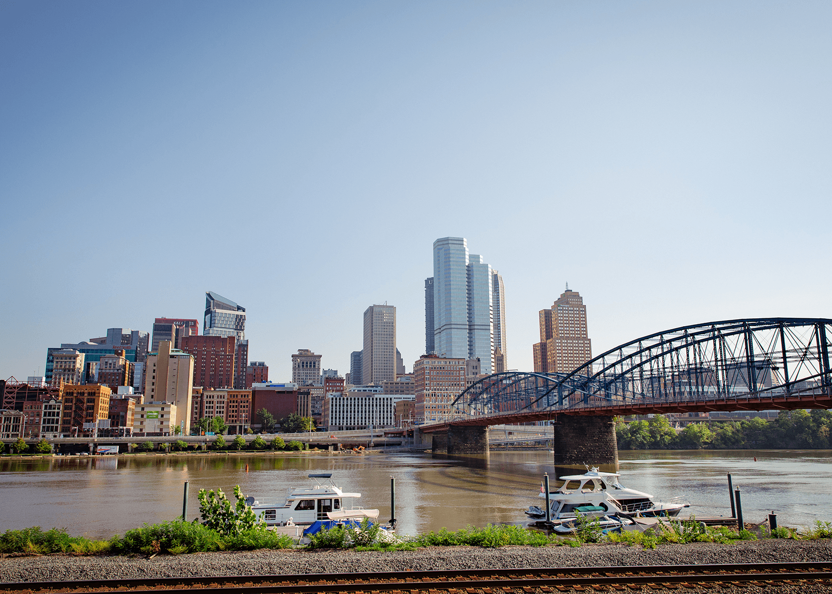 View of Pittsburgh skyline